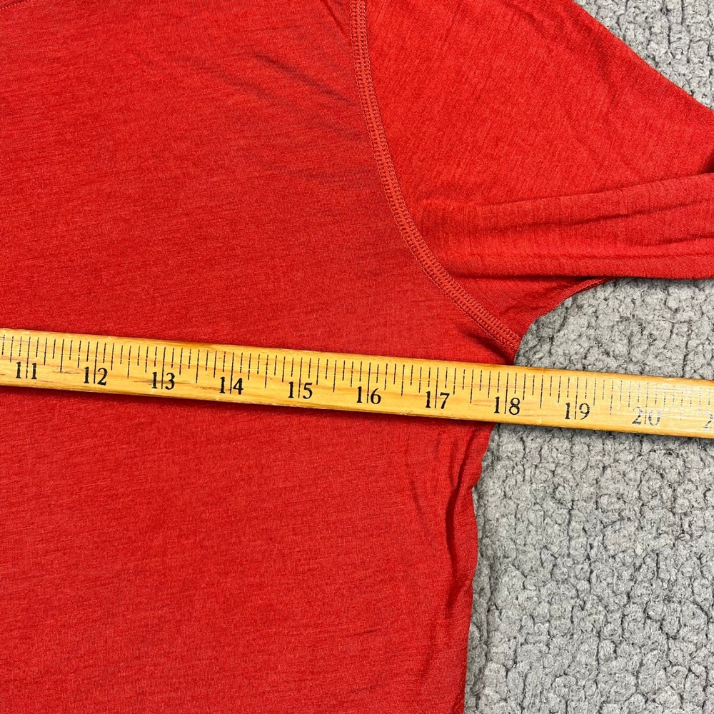 Ciele Athletics Wool Silk Blend Long Sleeve Running Shirt Womens Red Size Small - Picture 9 of 10